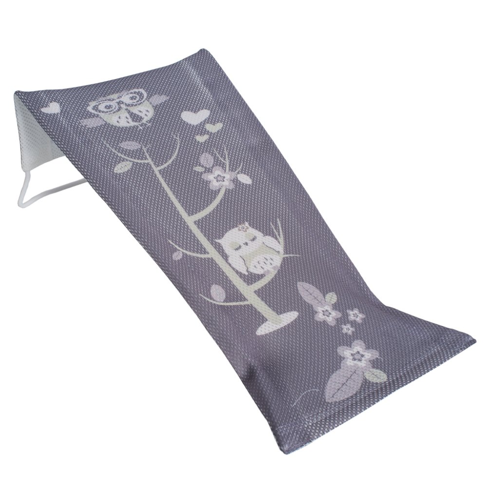TEGA BABY Transat de bain en tissu Owls - grey
