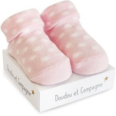 Doudou Geschenkset - Socken für Mädchen 0-6 Monate 1 Paar – Bild 3
