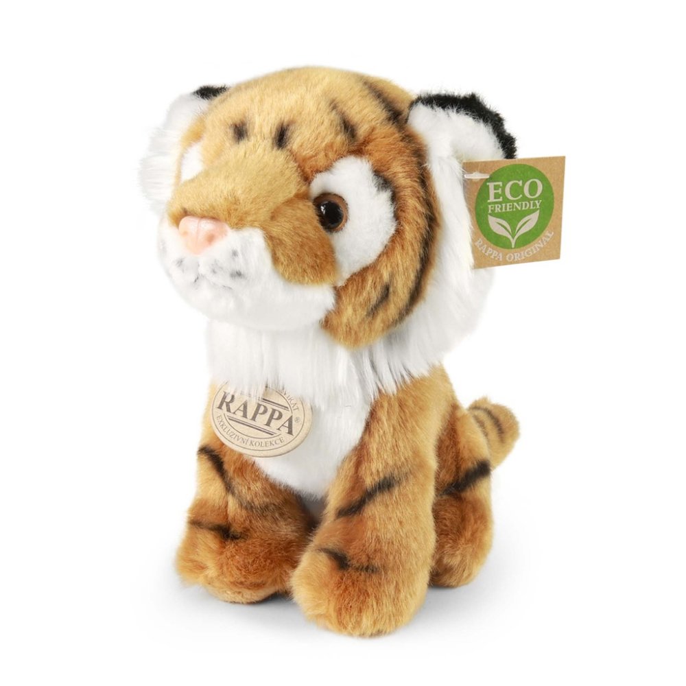 Rappa Tigre en peluche assis 18 cm ECO-FRIENDLY