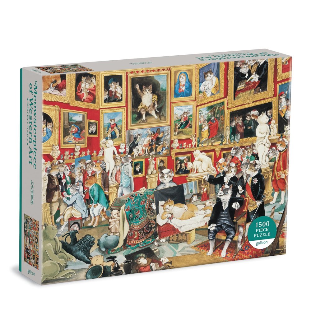 Puzzle Galison Tribuna Uffizi z kotami 1500 elementów