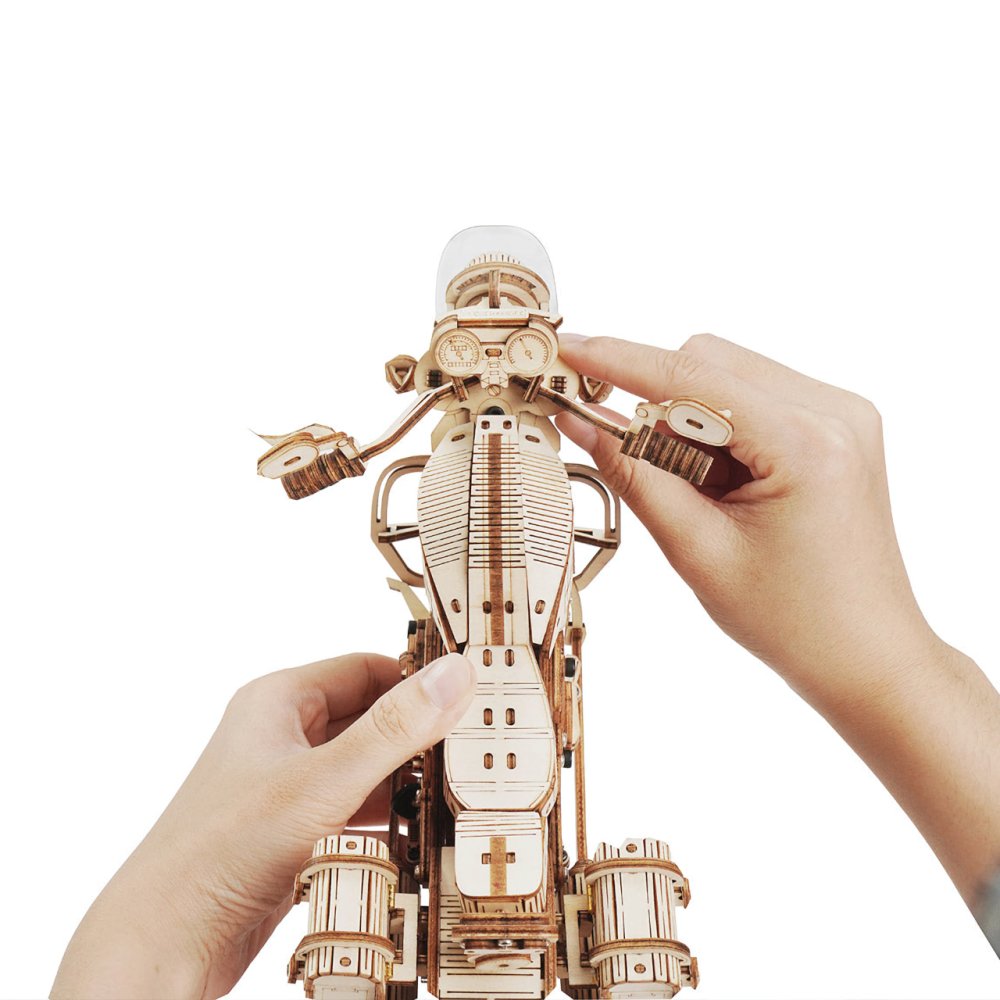 RoboTime 3D fa mechanikus modell motorkerékpár Cruiser - Image 3