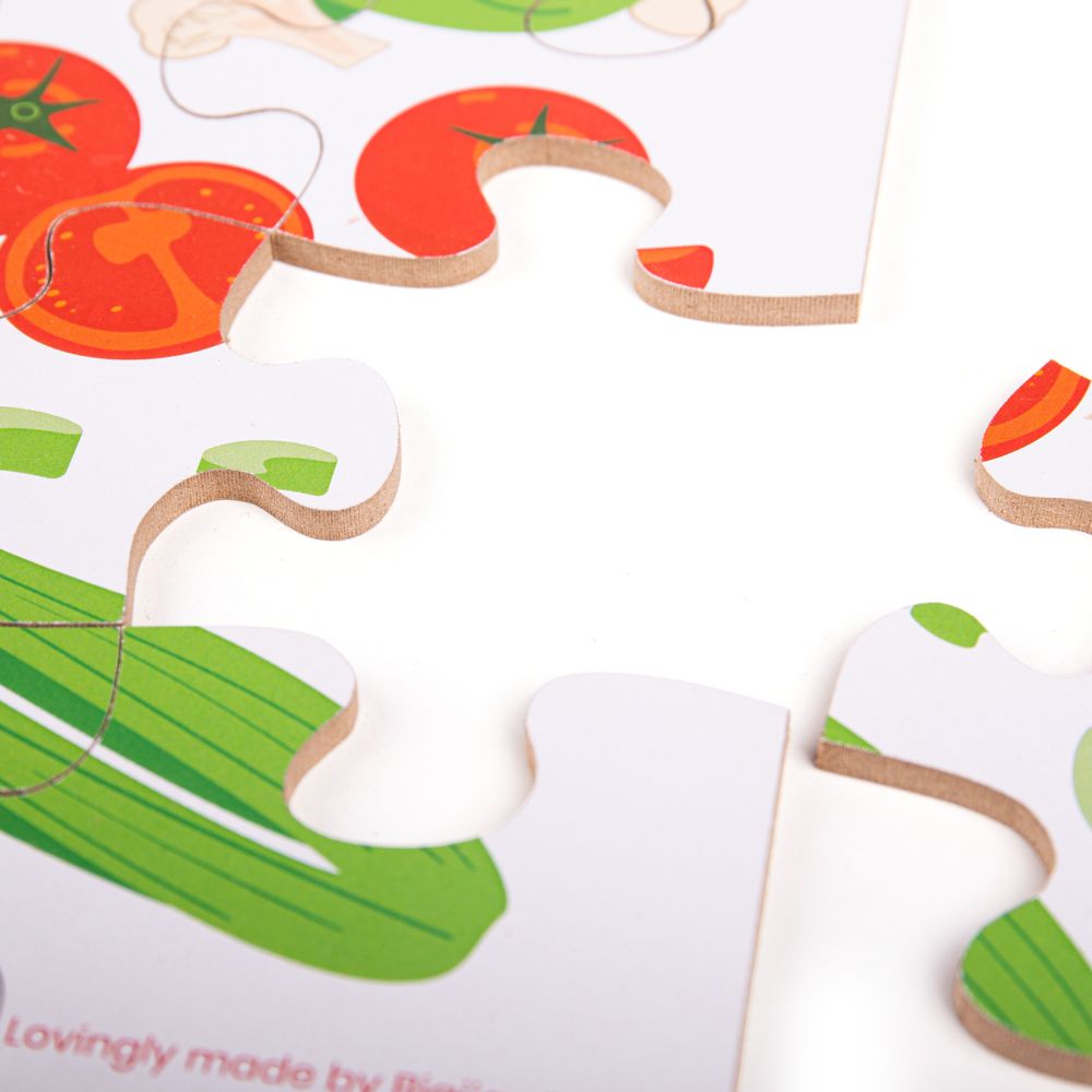 Bigjigs Toys Puzzle de Sol Légumes – Image 5