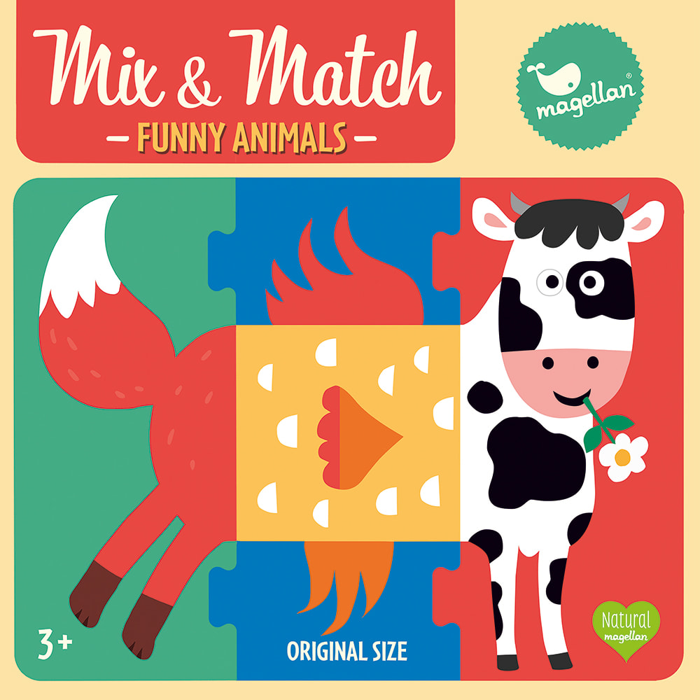 Magellan Mix & Match Puzzle Tiere – Bild 4