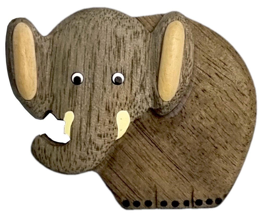 2Kids Toys Magnete in legno grande Elefante di lato - immagine 3