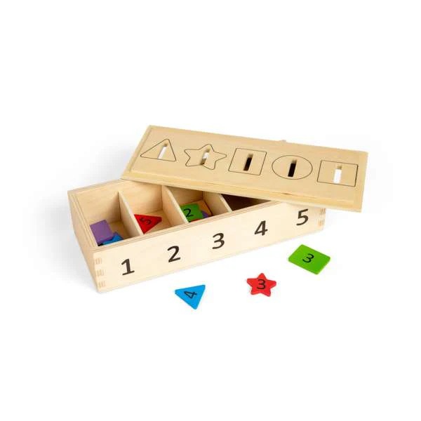 Bigjigs Toys Classificazione di colori, forme e numeri - immagine 2