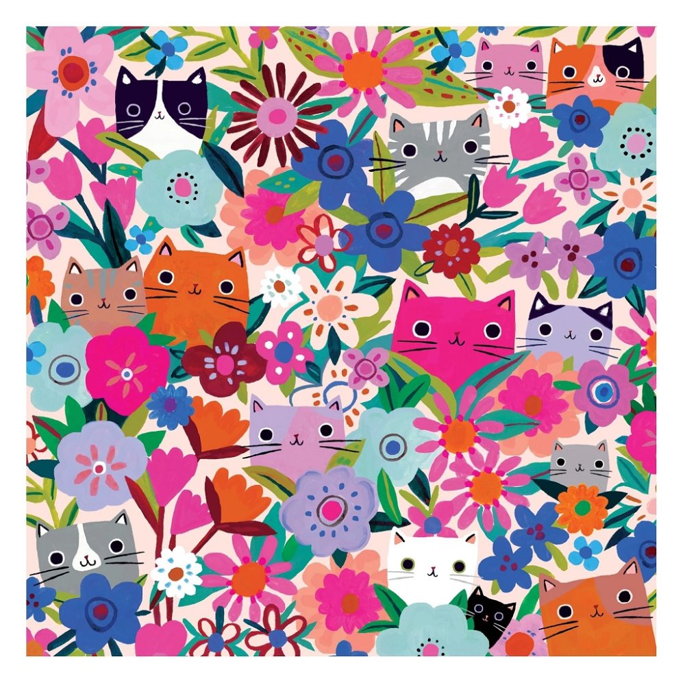 Mudpuppy Puzzle Gatos en las Flores 500 Piezas - Imagen 4