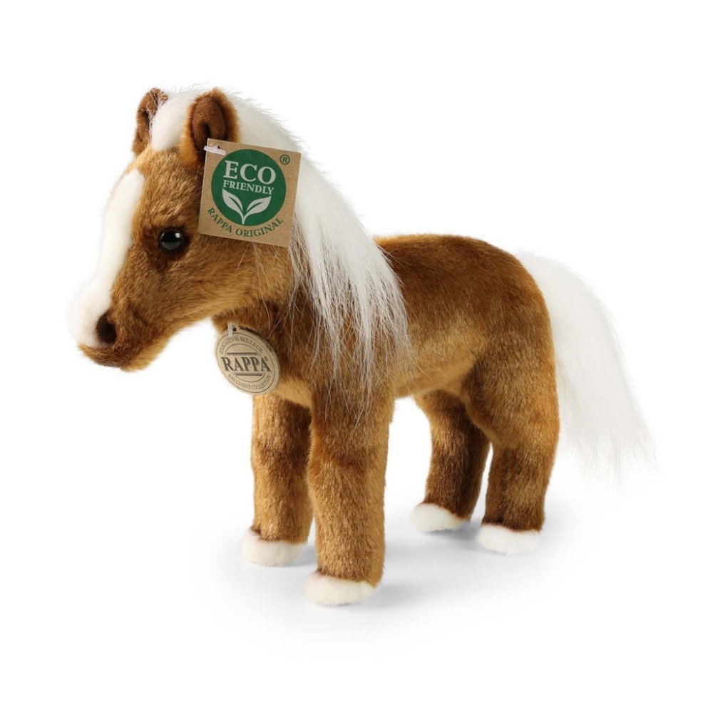 Rappa Cheval en peluche marron debout 23 cm ECO-FRIENDLY