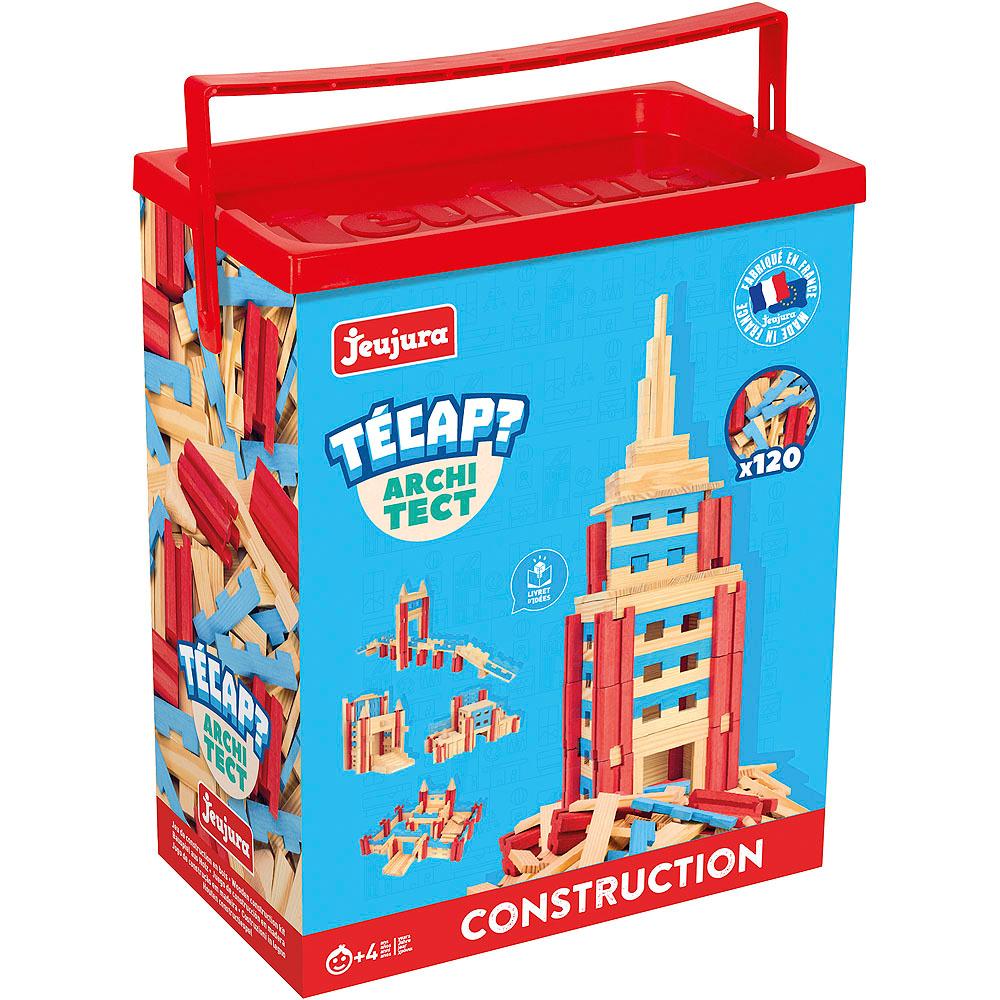 Jeujura Wooden Building Kit TéCap Architect 120 Pieces-image