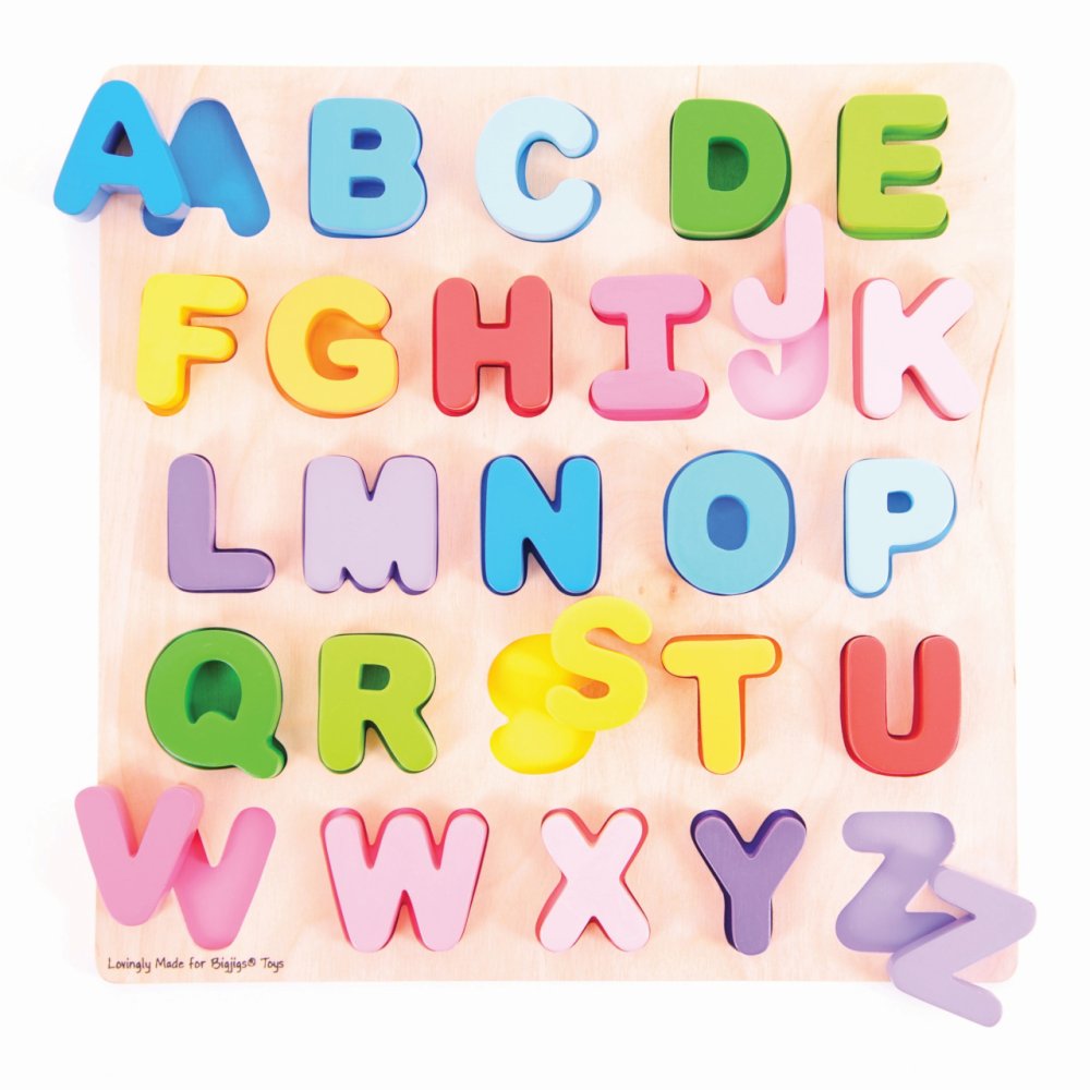 Bigjigs Baby Alphabet Lettres majuscules