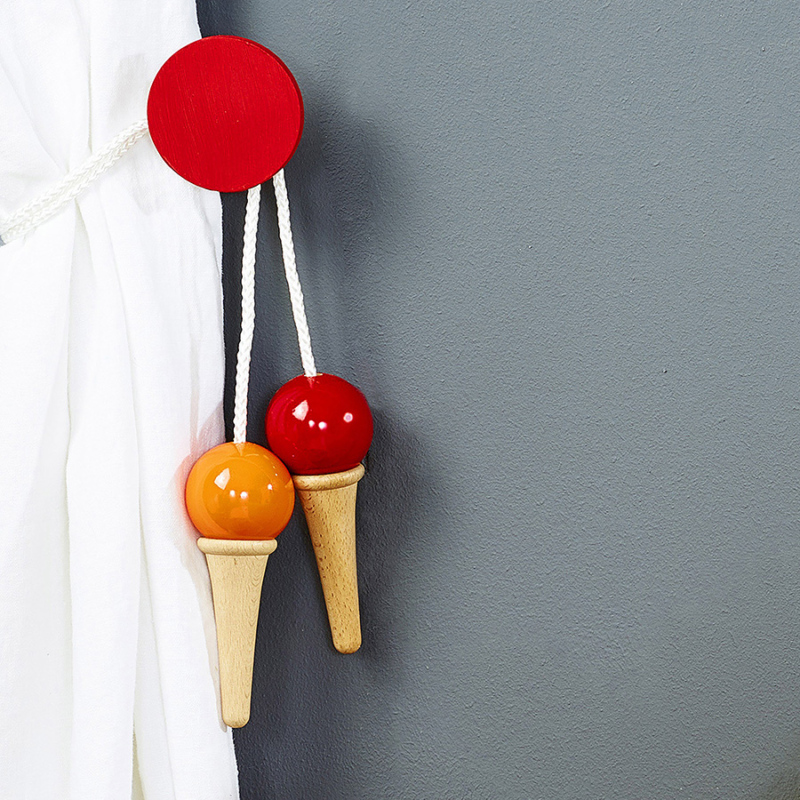 Vilac Skakanka Lody dwusmakowe czerwone - obrazek 4