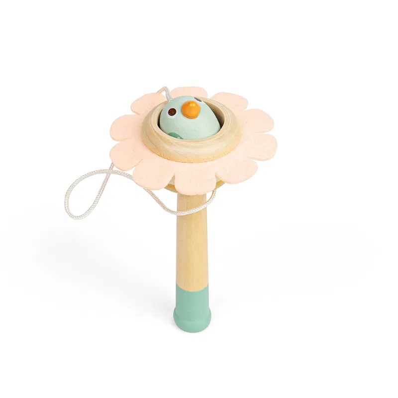 Bigjigs Toys Attrape Balle Fleur avec Balle Oiseau