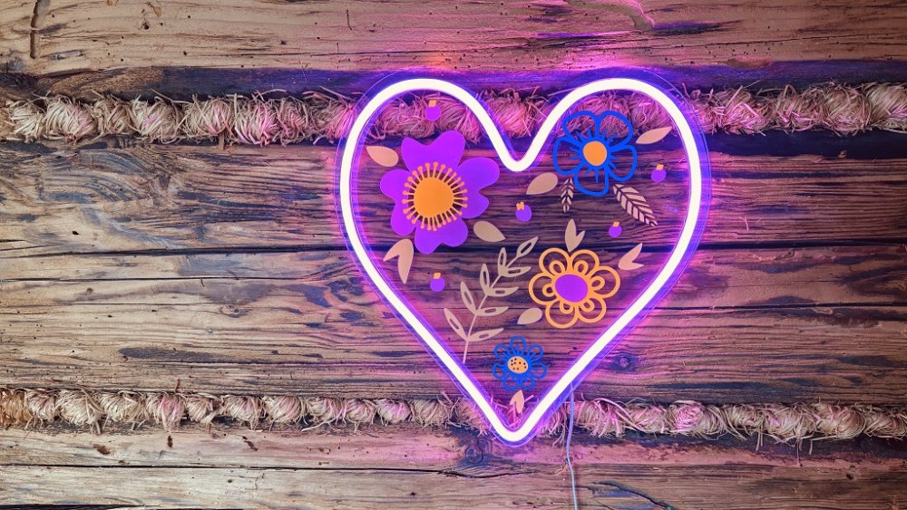 2Kids Toys LED NEON LIGHT lampka Serca - obrazek 5