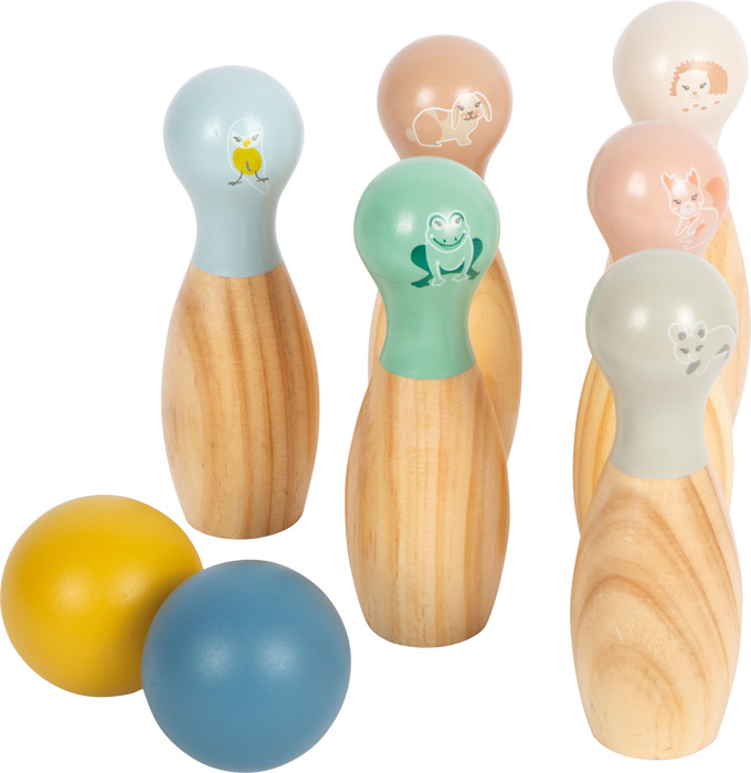 small foot Wooden Bowling Alley Garden Buddies