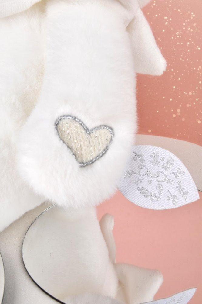 Doudou Zestaw prezentowy Pluszowy miś z kocykiem 30 cm beżowy - obrazek 5