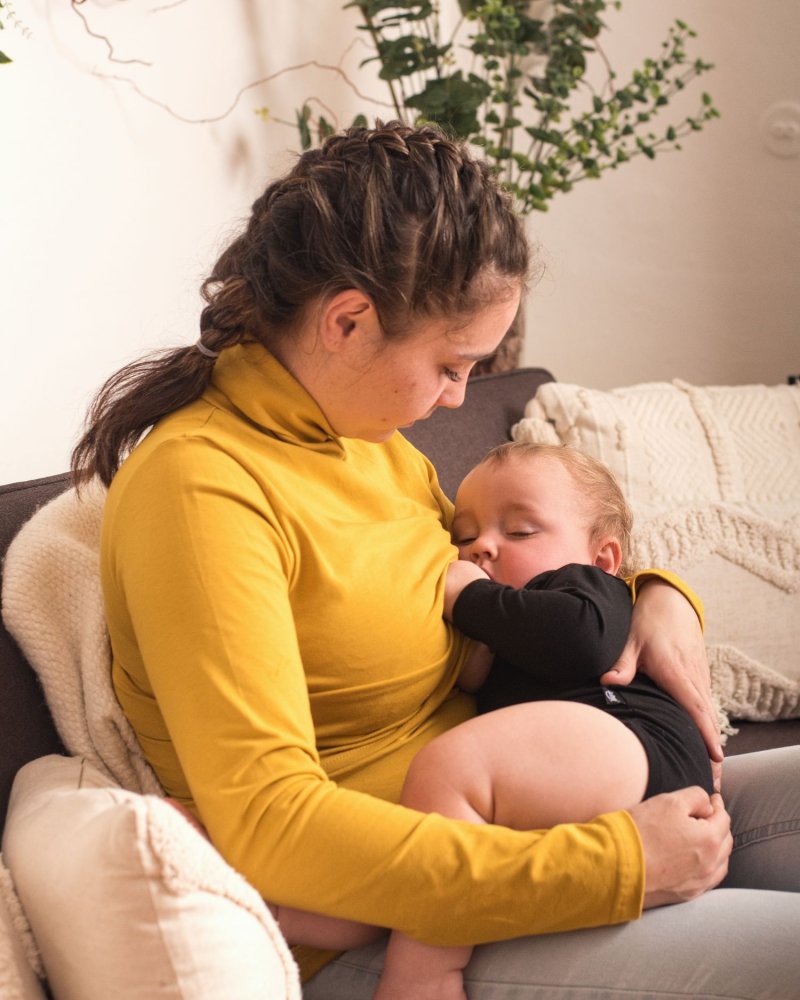 Still-Rollkragenpullover Kateřina, Senf XS/S – Bild 3