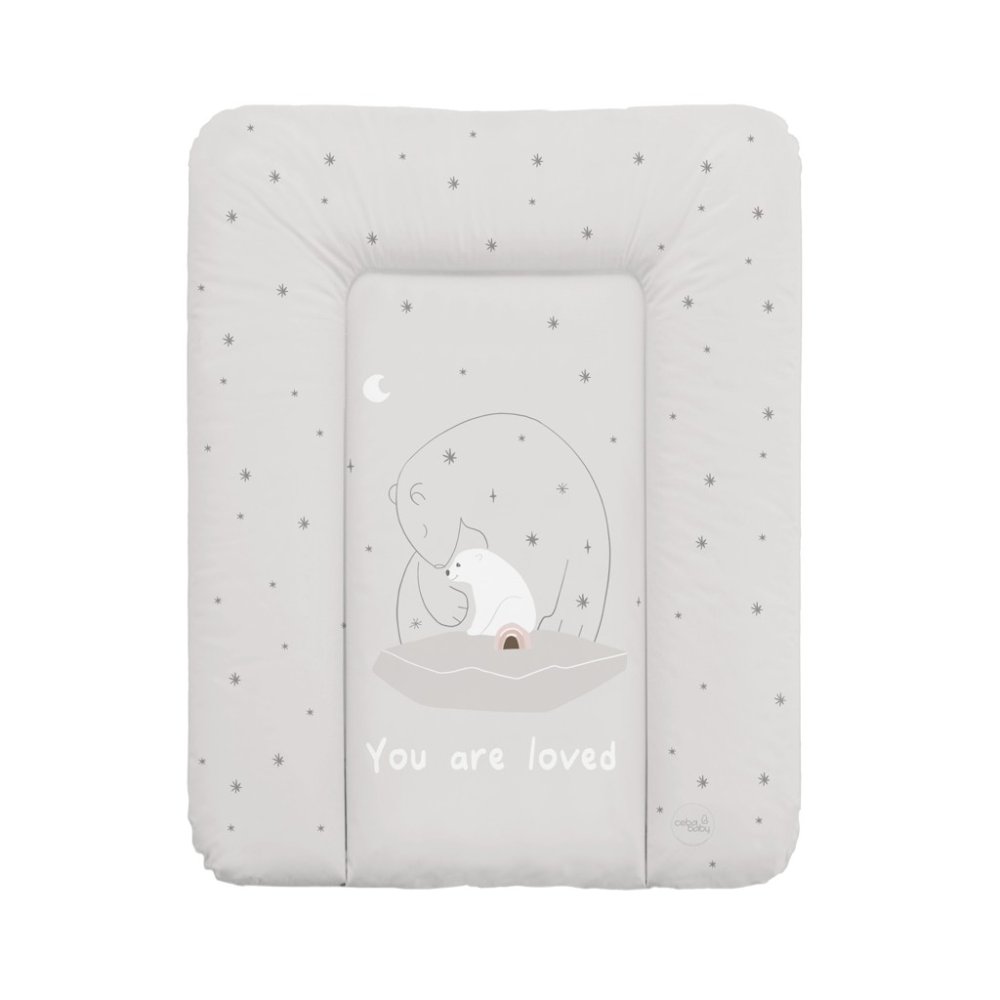 CEBA BABY Cambiador suave pequeño (50x70) Basic Polar Bears