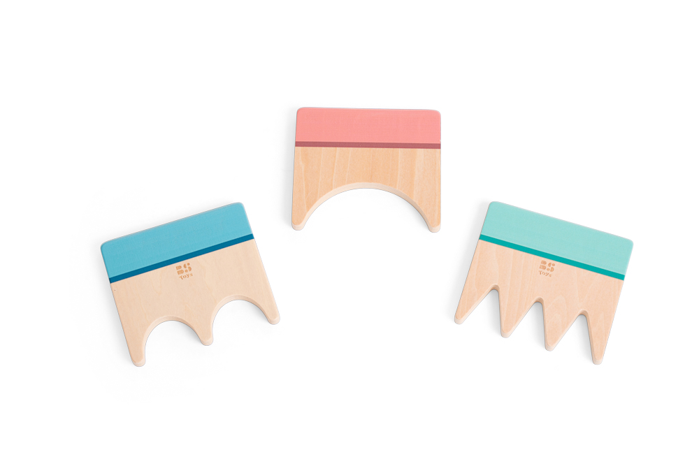 Outils de sable en bois - créez des motifs - 3 pièces – Image 4