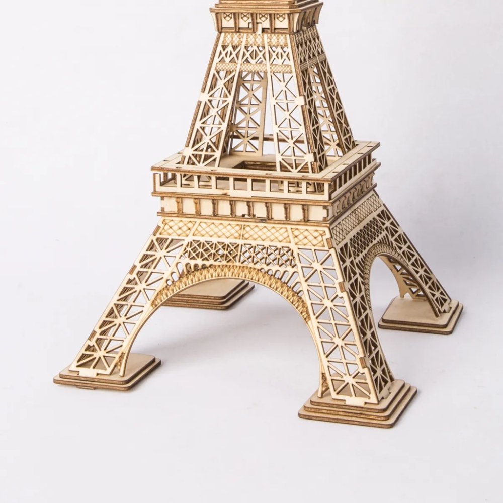 Puzzle 3D en bois RoboTime - Tour Eiffel – Image 6