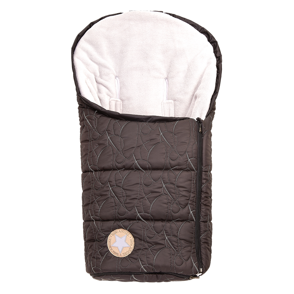 Chancelière 5 points petit piquage Outlast® - noir/gris clair