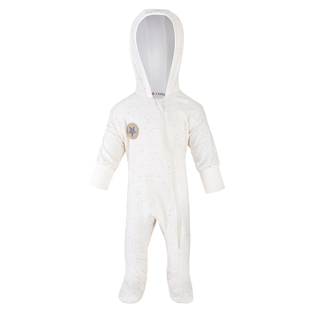 Tutina foderata DR Outlast® - pois colorati crema/caffè bianco 56