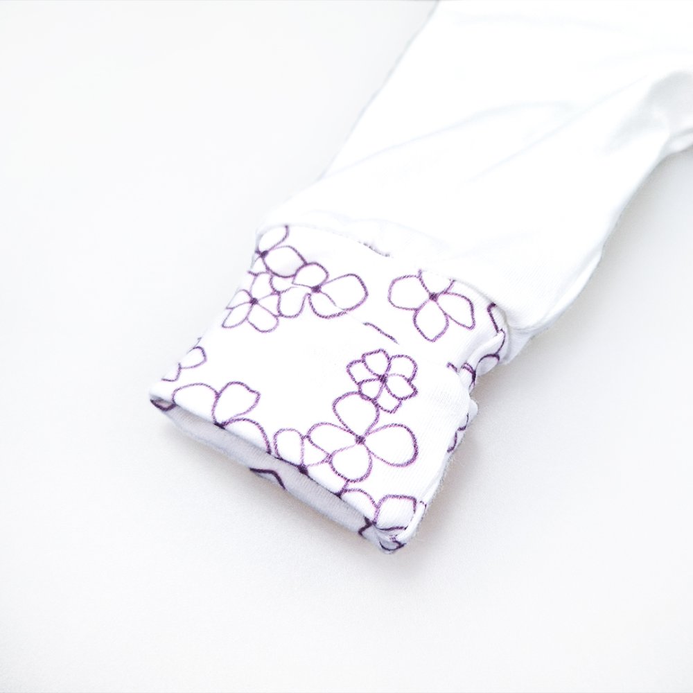 Tutina leggera STAMPA DR Outlast® - fiori bianchi 62 - immagine 5