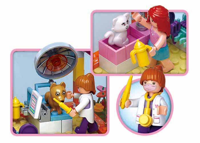 Sluban Girls Dream Holidays M38-B0602 Veterinární klinika (obrázek 3)