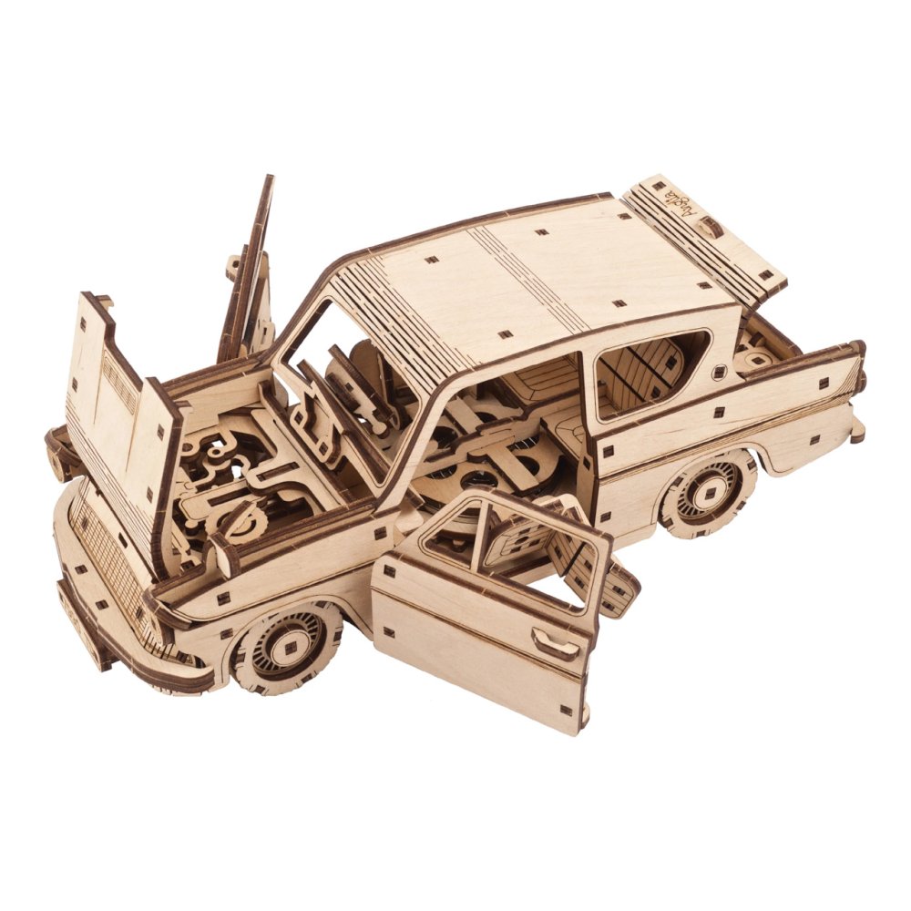 Ugears 3D dřevěné mechanické puzzle Harry Potter Létající Ford Anglia (obrázek 3)