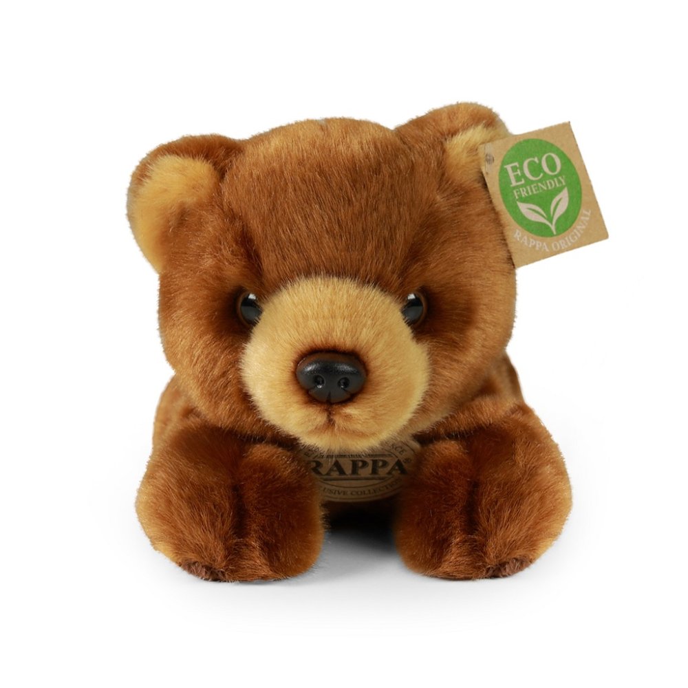 Rappa Plyšový medvěd hnědý ležící 20 cm ECO-FRIENDLY (obrázek 4)