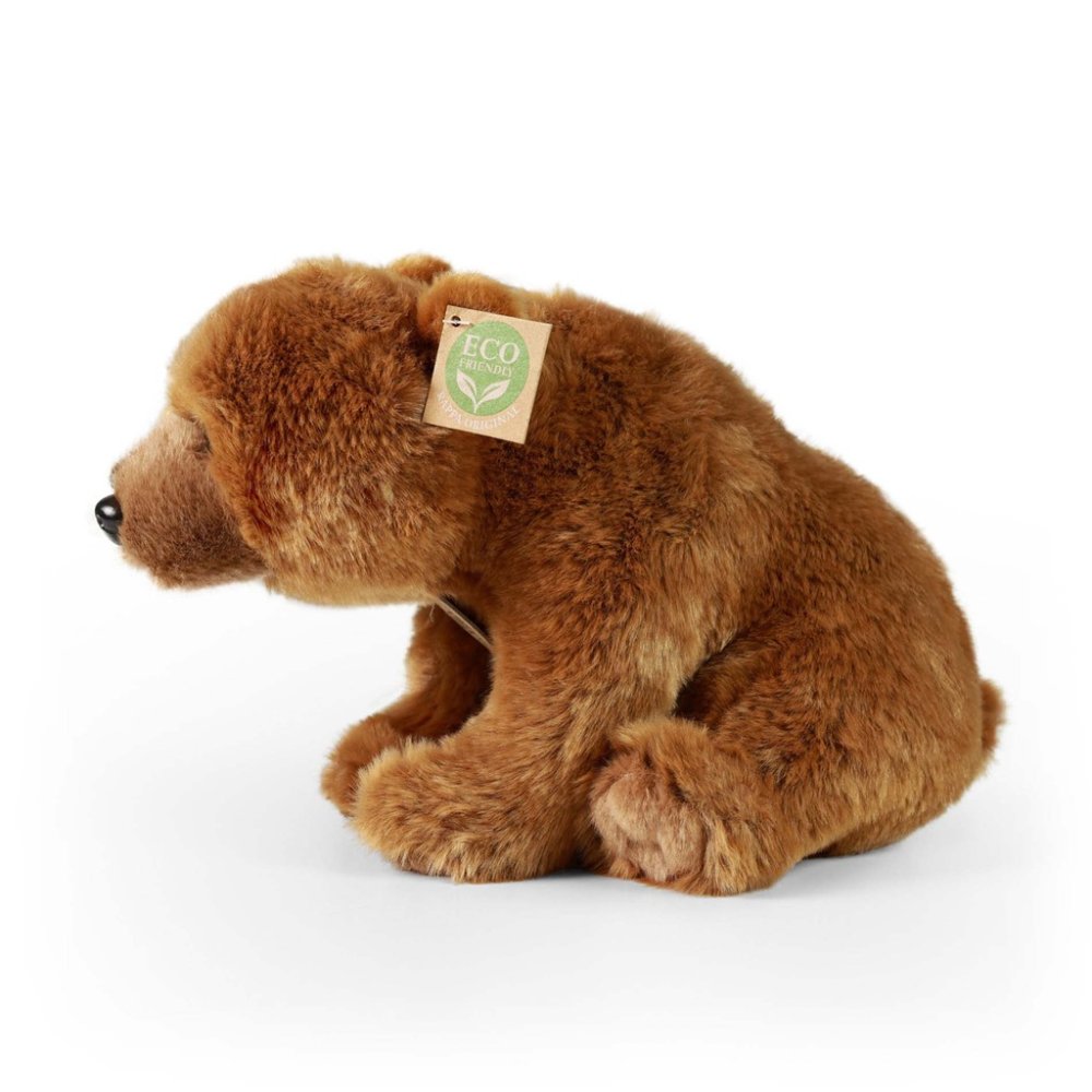Rappa Plyšový medvěd grizzly sedící 30 cm ECO-FRIENDLY (obrázek 4)