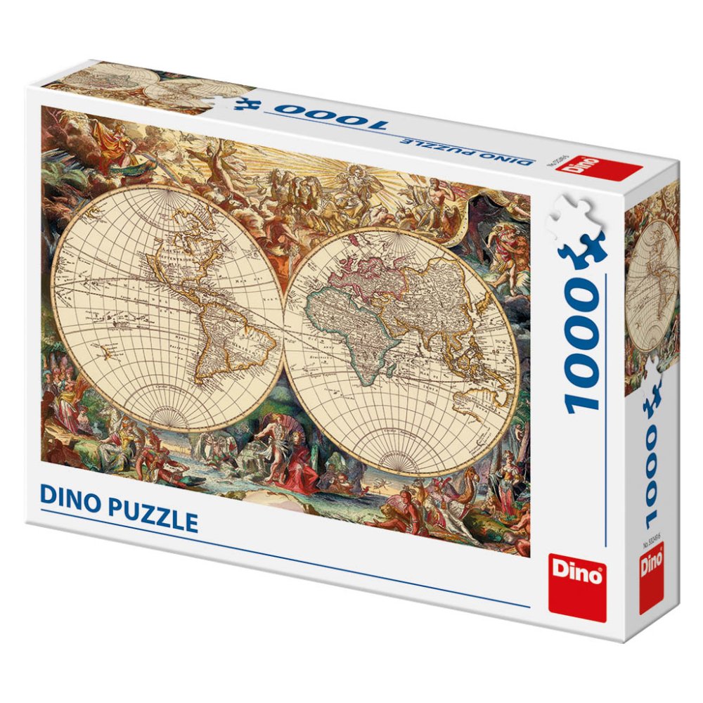 Dino Puzzle Historická mapa 1000 dílků