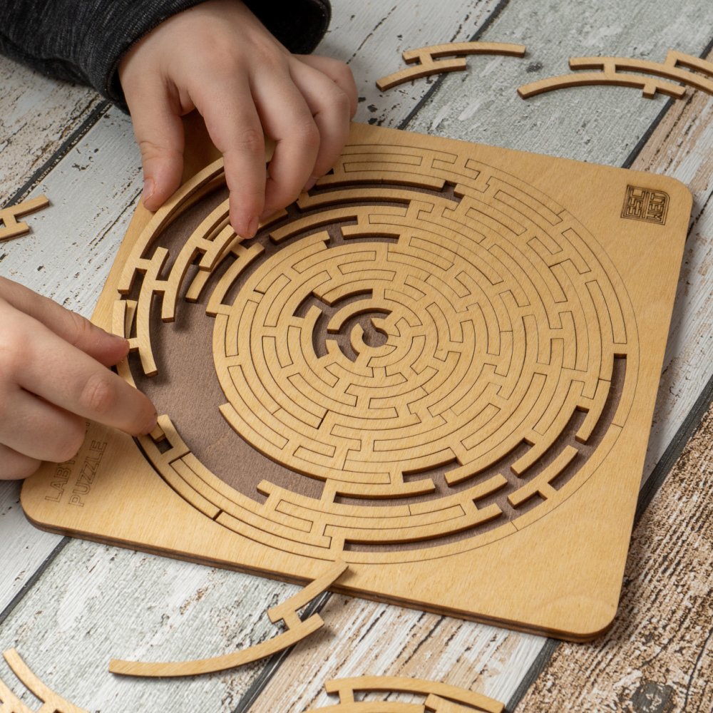 EscapeWelt Dřevěné puzzle Labyrint (obrázek 11)