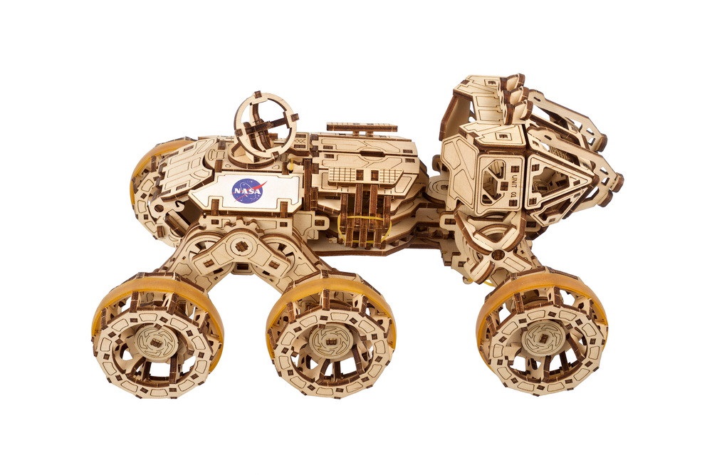 Ugears 3D dřevěné mechanické puzzle Mars Rover (obrázek 4)