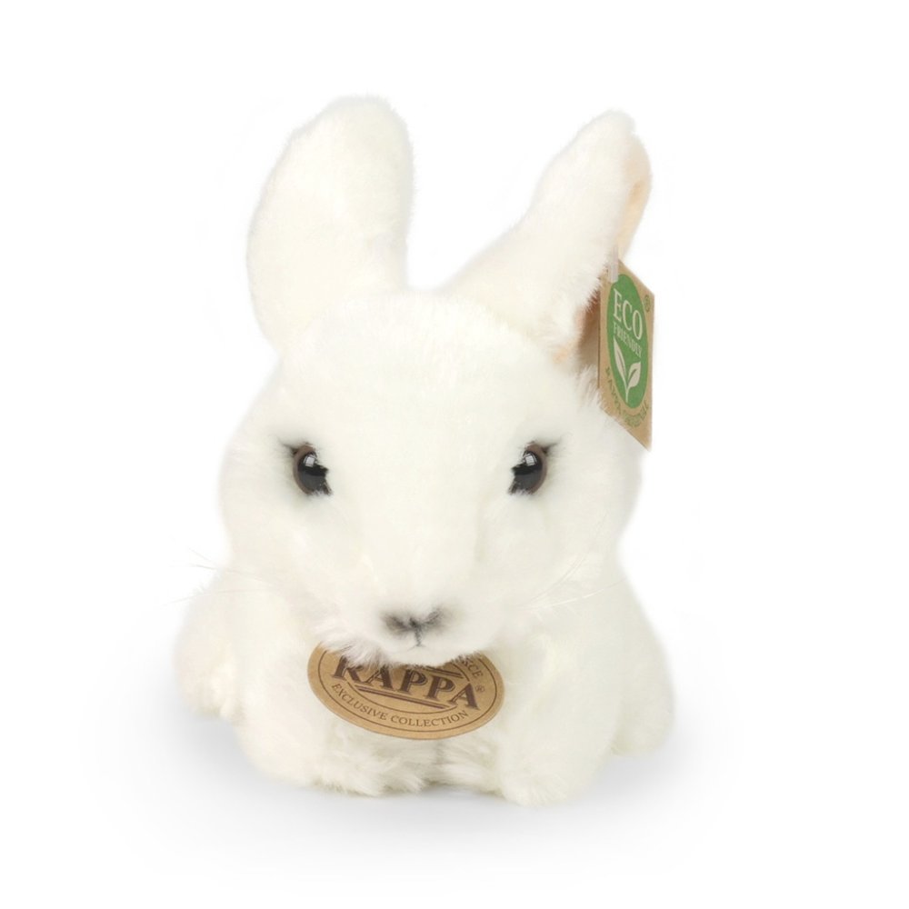 Rappa Plyšový králík bílý 18 cm ECO-FRIENDLY (obrázek 3)