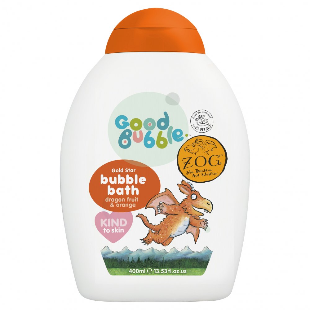 Espuma De Baño Infantil - Fruta Del Dragón Y Naranja 400ml