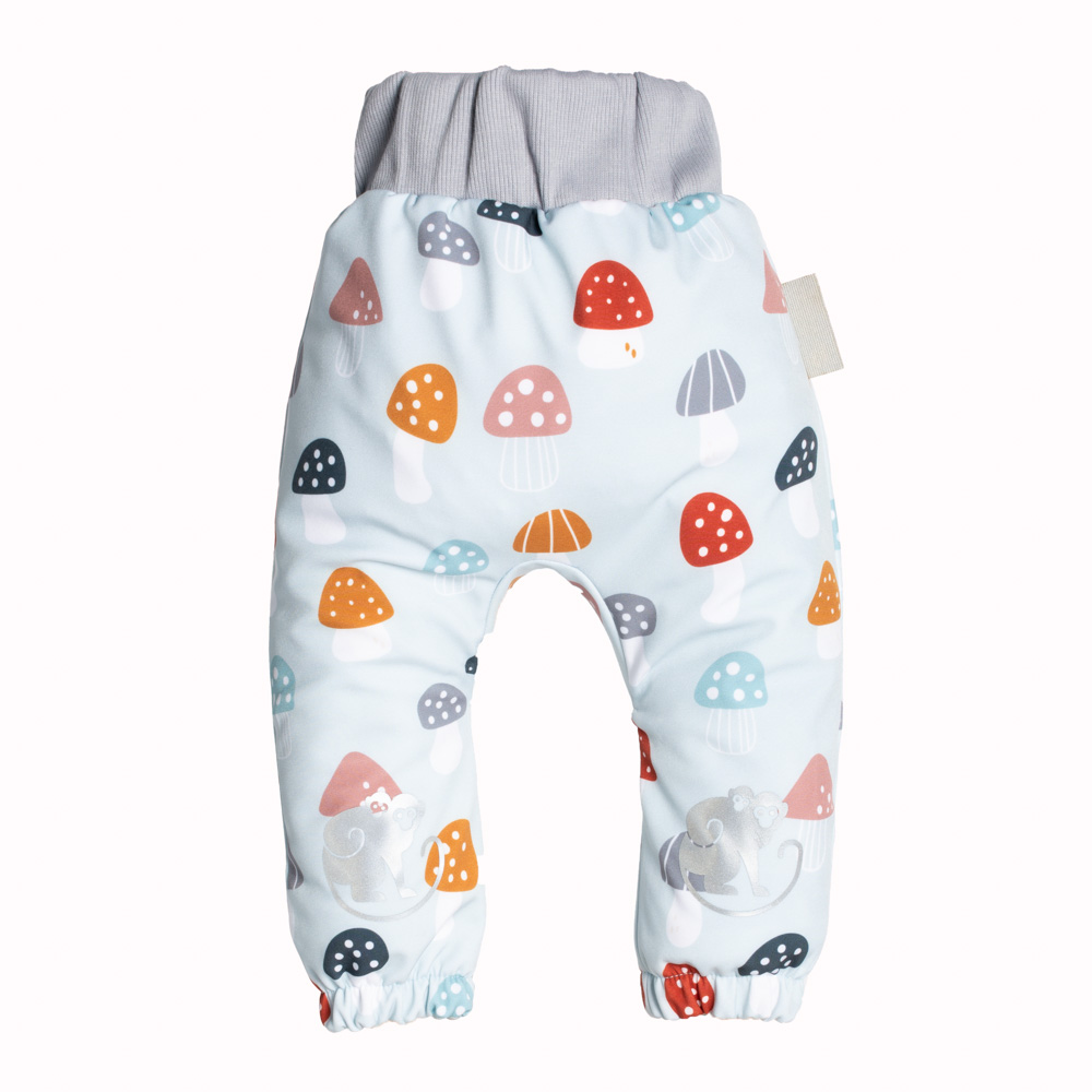 Pantaloni Softshell Per Bambini Monkey Mum® Con Membrana - Amanite Coloratissime 74