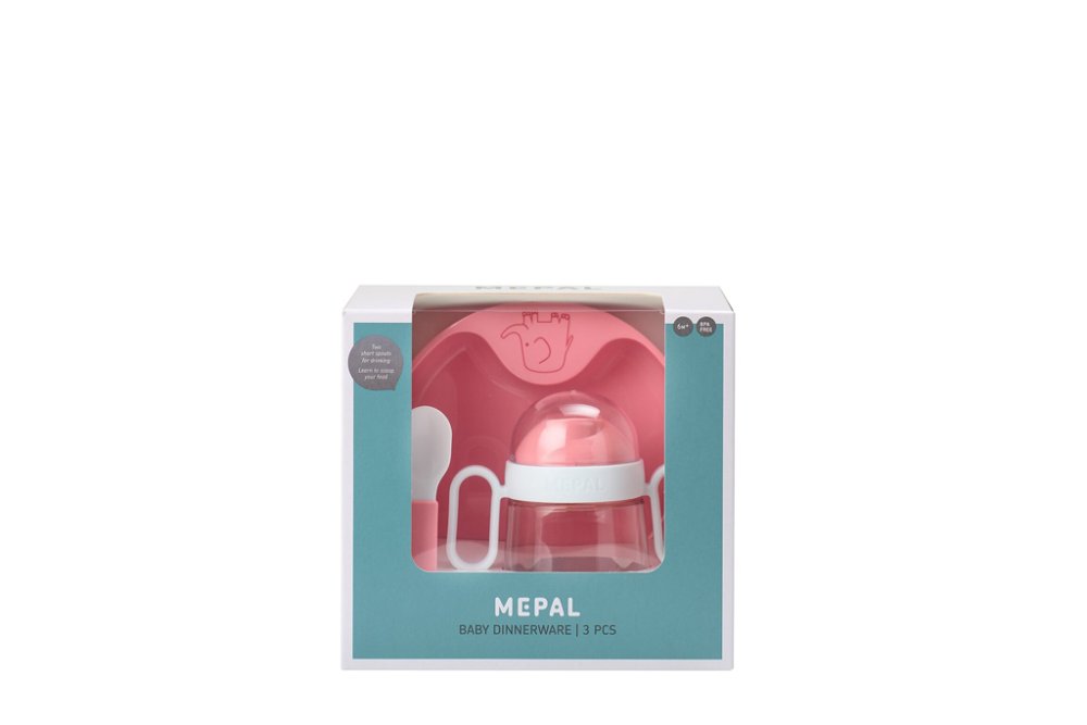 MEPAL Kindereetset Mio 3-delig Roze