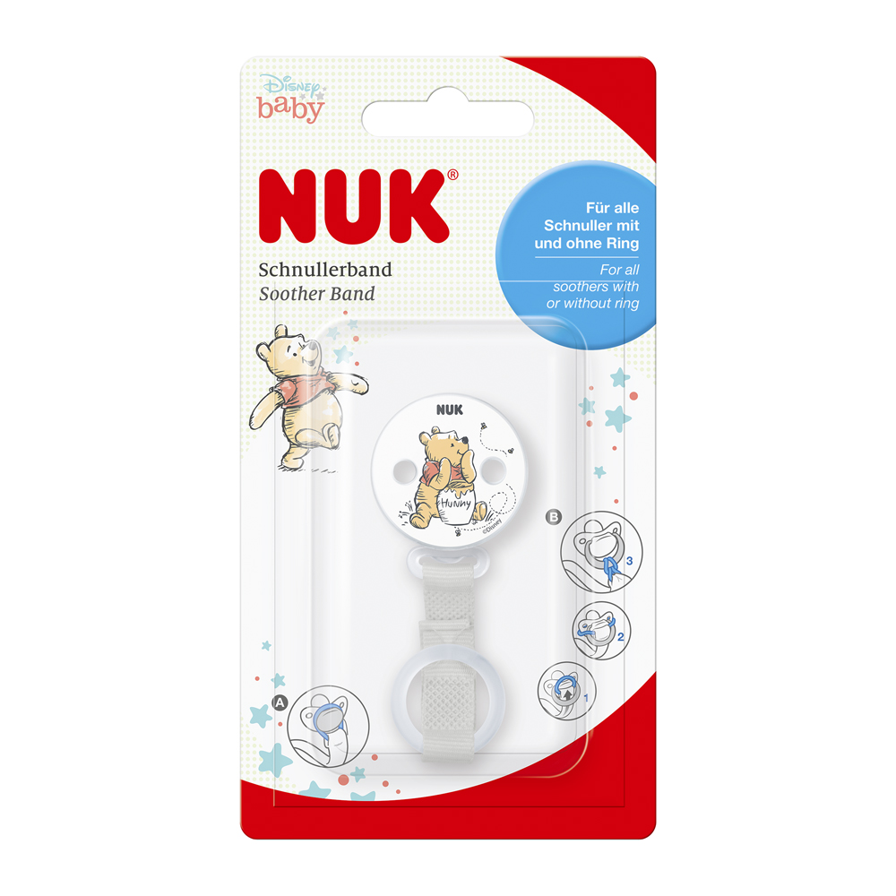 NUK Schnullerband Disney Winnie Puuh