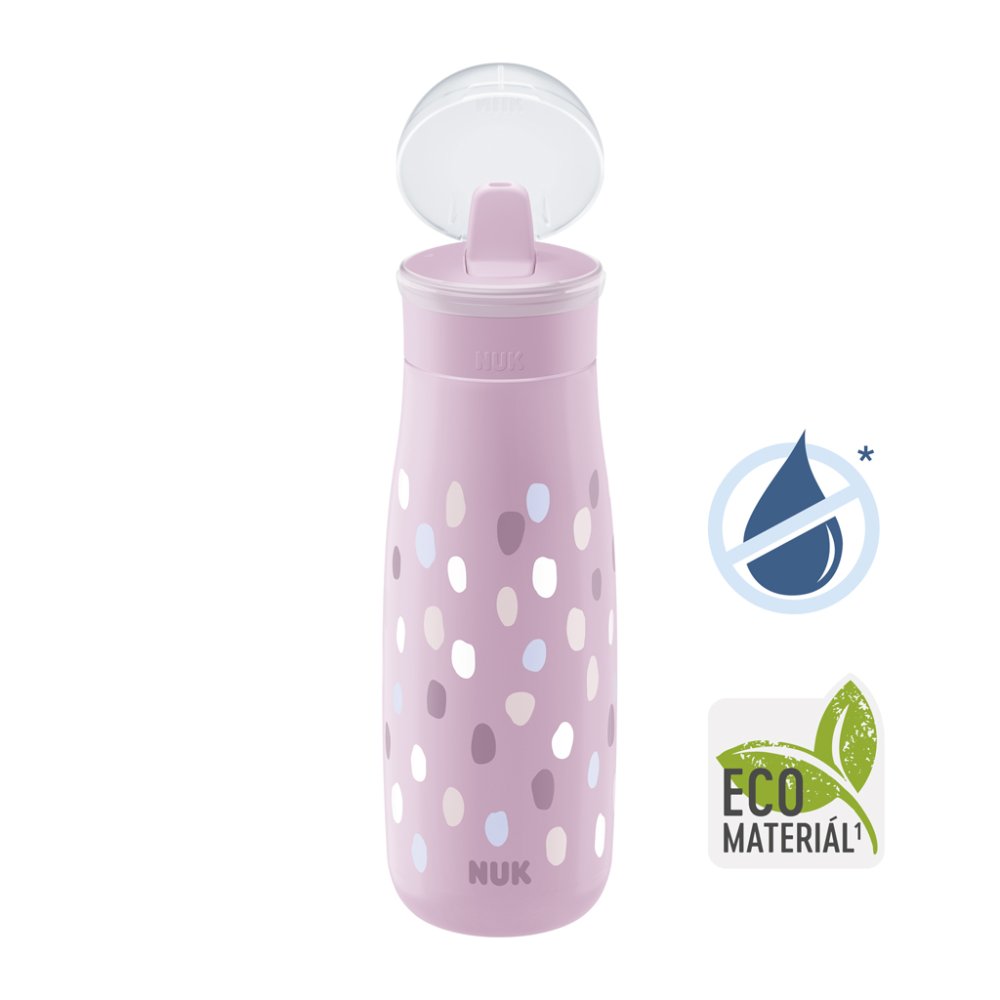 Bottiglia NUK Mini-Me Flip - Rosa 450 Ml, 12 Mesi+