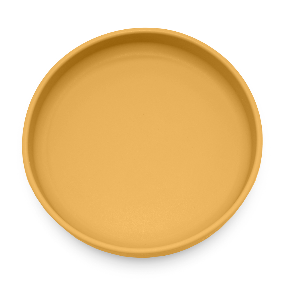 PETITE&MARS Assiette silicone avec ventouse TAKE&MATCH Ocre Intense 6m+ – Image 7