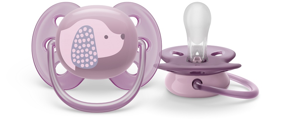 Philips AVENT Soother Ultrasoft Premium 6-18m Purple, 1 Pc