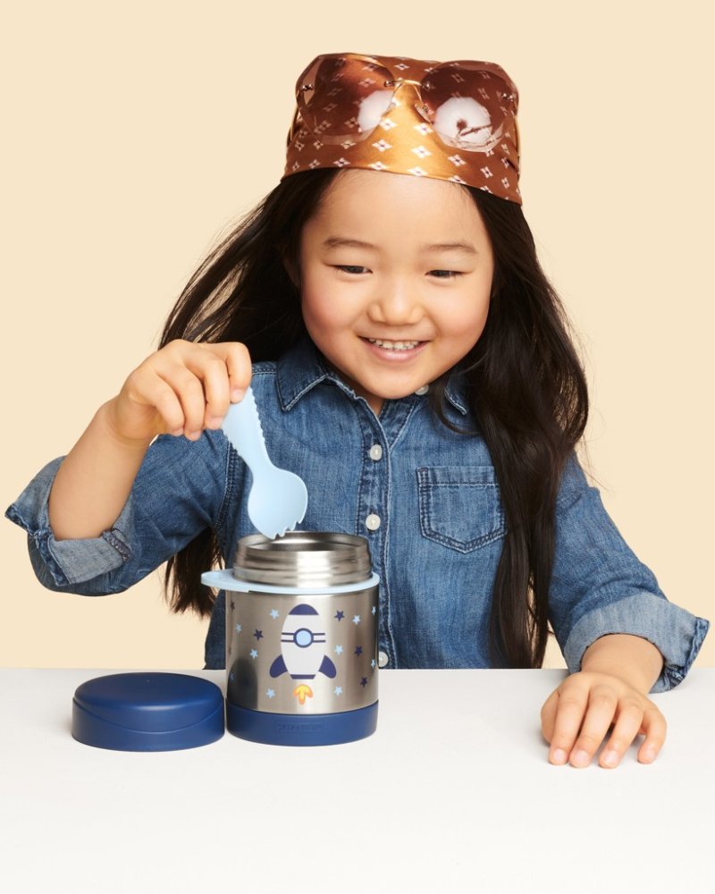 SKIP HOP Spark Style Thermos pour aliments avec cuillère/fourchette Rocket 325 ml, 3r+ – Image 7