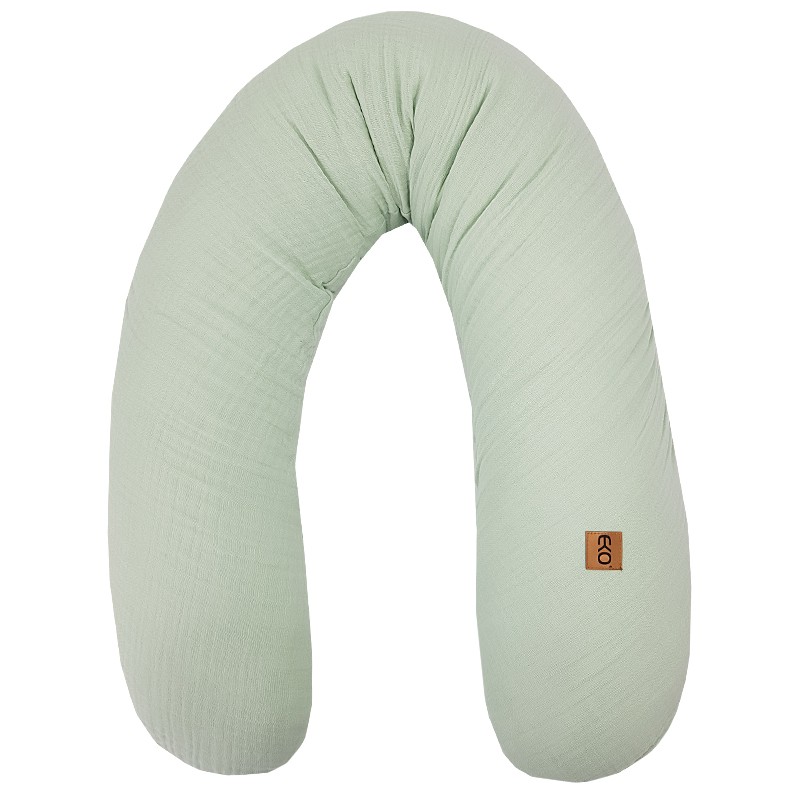 EKO Stillkissen Musselin Mint 180 Cm