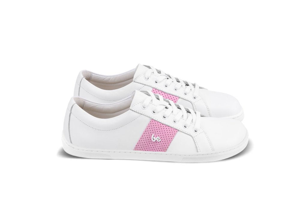 Barefoot Sneakers Be Lenka Elite - Wit & Roze 36 Pink