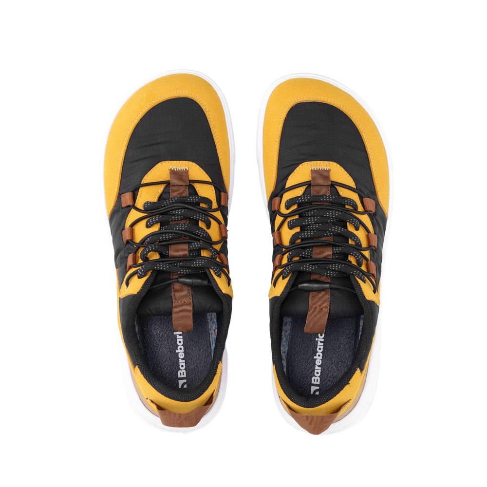 Barebarics Revive Barefoot Sneakers - Goudgeel & Zwart 38 Yellow