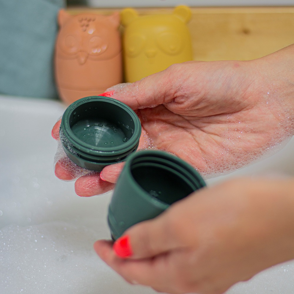 PETITE&MARS Giochi in silicone per acqua AMIGOS 4 pz 6m+ - immagine 5