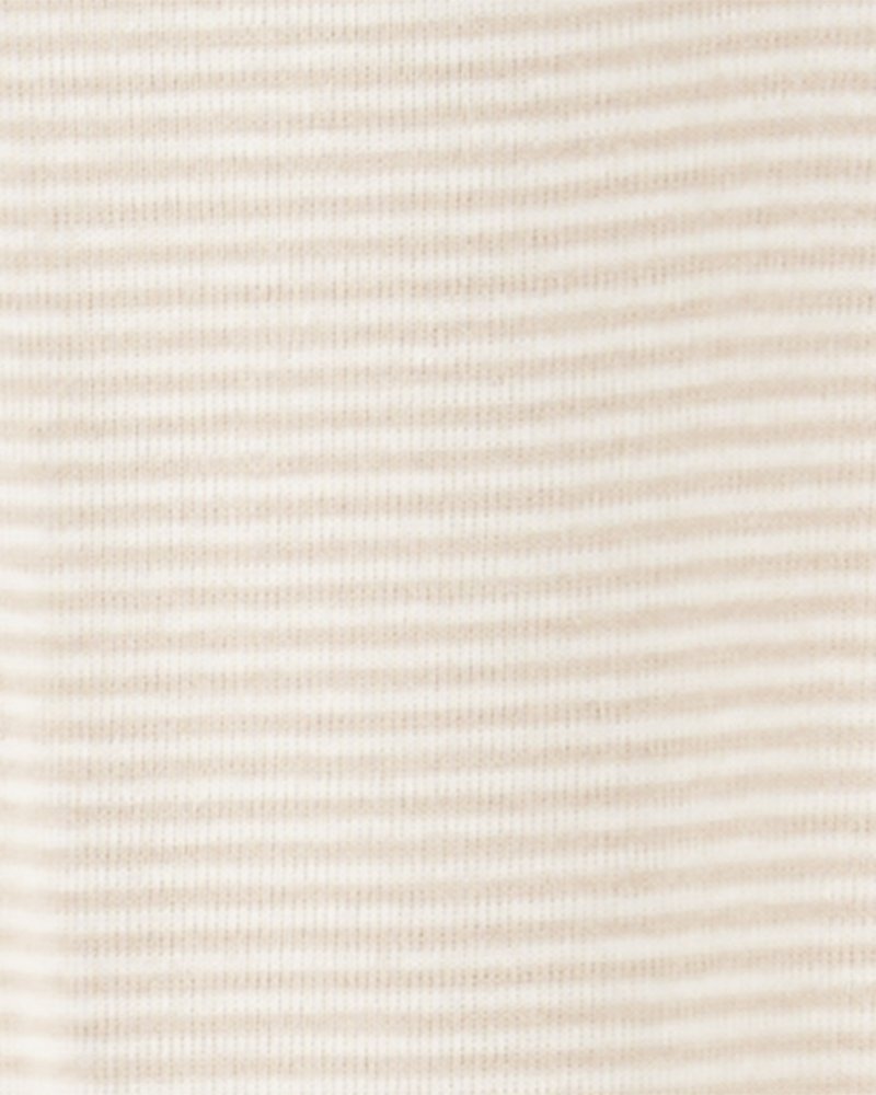Kombinezon z suwakiem CARTER'S Sleep&Play w kolorze khaki palma/paski neutralny, 2 sztuki, 6 m/rozmiar. 68 - obrazek 3