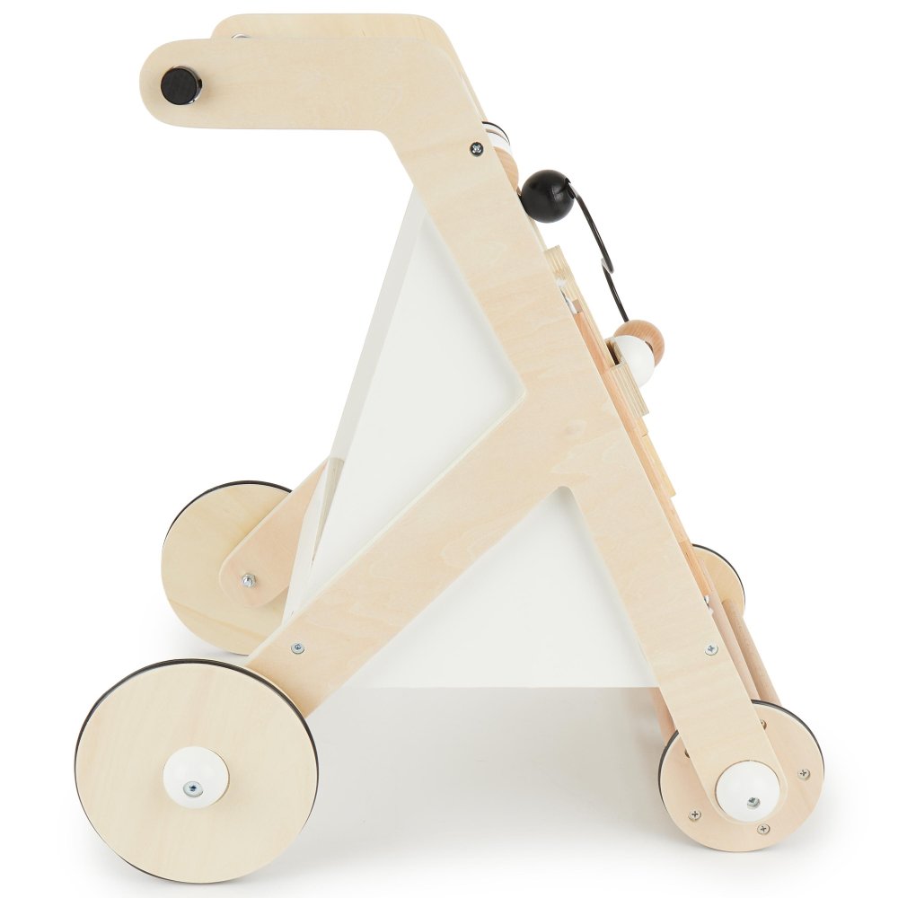 Bieco - Girello in legno per bambini con attività - Black & White - immagine 4