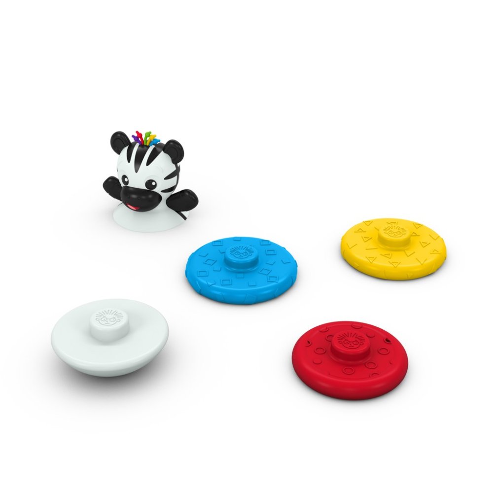 BABY EINSTEIN Gryzak do układania w stosy zebra Stack & Wobble Zen™ 3m+ - obrazek 4