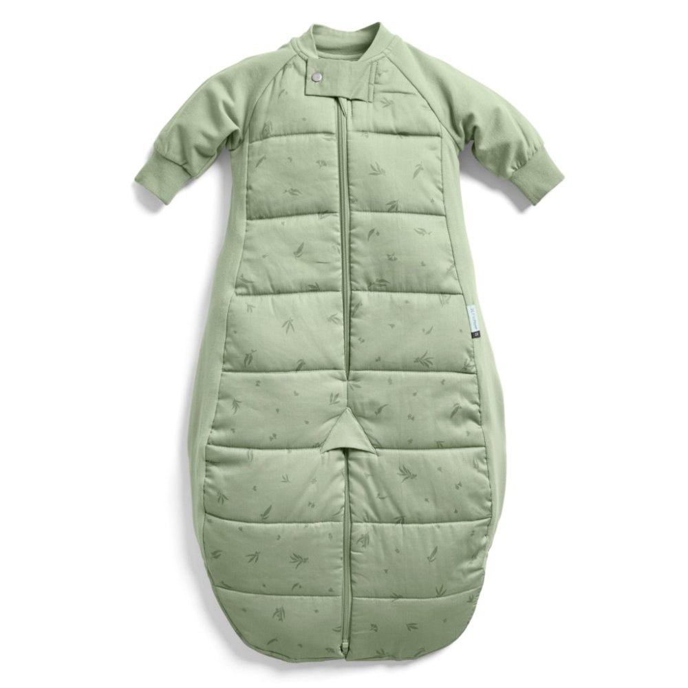 ERGOPOUCH Hálózsák és pizsama 2 az 1-ben organikus pamut Suit Willow 3-12 hó, 6-12 kg, 2,5 tog