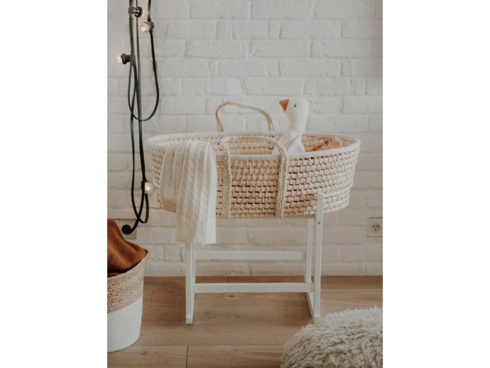 AHOJBABY Cesto di Mosè per neonato Corn Natural + materasso basic - immagine 5